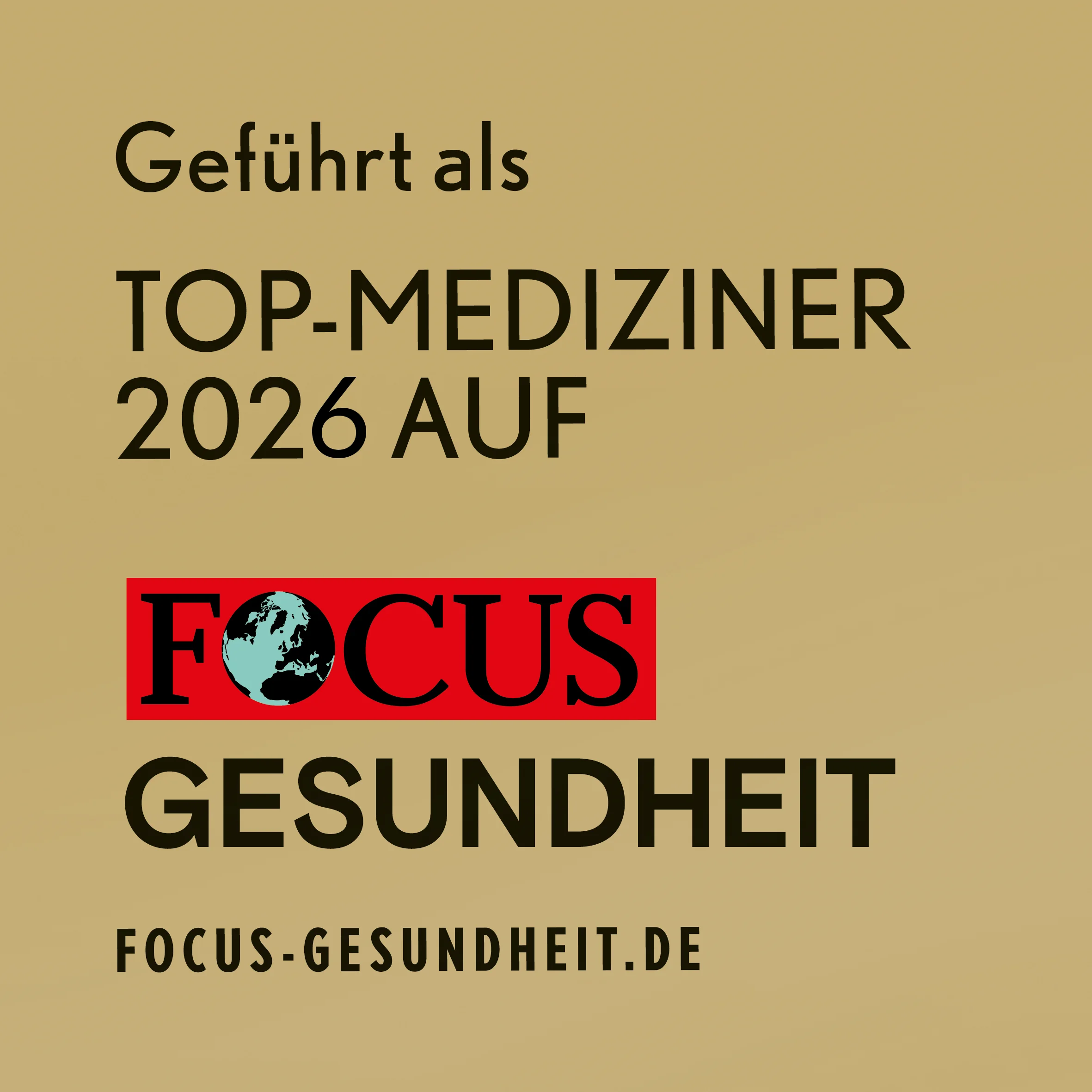 Ausgezeichnet als Top Mediziner 2026